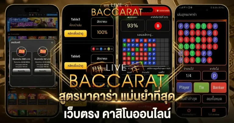 สูตรบาคาร่าแม่นยําที่สุด