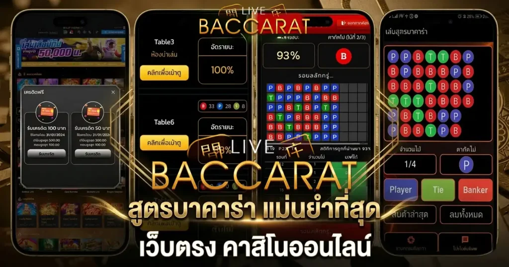 สูตรบาคาร่าแม่นยําที่สุด